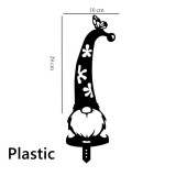 kütyübazár Mókás kerti törpék Kicsi, virágos sapkás