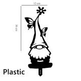 kütyübazár Mókás kerti törpék Pillangós, sapkás