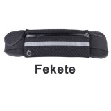 kütyübazár Övtáska, futóöv, futó övtáska, sportöv Fekete