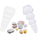 kütyübazár Szilikon fedő szett, univerzális fedő 12db