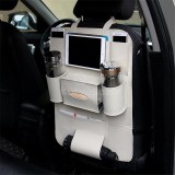 kütyübazár Ülésvédő autós tároló, háttámlavédő és rendező Bézs