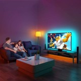 kütyübazár Univerzális USB LED szalag, TV háttérvilágítás, távirányítóval