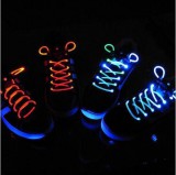 kütyübazár Világító cipőfűző, LED cipőfűző 1 pár Kék
