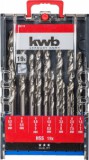 KWB HSS hengeres spirálfúró készlet, 19 db-os (109119)
