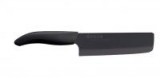 Kyocera Nakiri zöldség szeletelő kerámia kés 15 cm, fekete (FK-150BK)