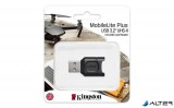 Kártyaolvasó, microSD kártyához, USB 3.2 Gen 1, KINGSTON &#039;MobileLite Plus&#039;
