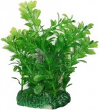 Kicsi zöld levelű akváriumi műnövény 15 cm