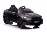 KicsiKocsiBolt BMW M5 DRIFT 24V Elektromos kisautó 2 motoros 2x200W 25000 fordulatú motorokkal, drift funkcióval, 2.4GHz szülői távirányítóval, nyitható ajtóval, EVA kerekekkel fekete 9590