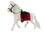 KicsiKocsiBolt Fehér ló nyereggel figura 13378