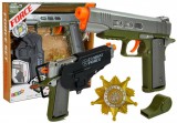 KicsiKocsiBolt Rendőr pisztolykészlet táskával, síppal, fényhatásokkal 7869