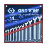 king tony csillag-villáskulcs készlet 11 részes 1211mr 8-24mm