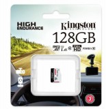 KINGSTON ENDURANCE MICRO SDXC 128GB CL10 UHS-I U1 A1 (95 MB/s olvasási sebesség)