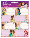 KORREKT WEB Disney Hercegnők füzetcímke 16 db-os