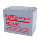 Krafton 12 V 80 Ah bal + kerekesszék akkumulátor