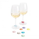 L&#039;Atelier du Vin 095485 Chic Glass Rainbow, pohárjelölő szett (9 db)