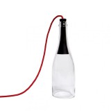 l&#039; atelier du vin L&#039;Atelier du Vin 052066 Bouteille Torche clair pezsgős üveg lámpa (víztiszta)