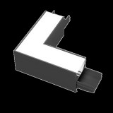 L-CONNECTOR FOR ELMARK PROFILE SURFACE 3000K FEKETE