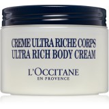L’Occitane Karité tápláló testápoló krém  Száraz, nagyon száraz bőrre 200 ml
