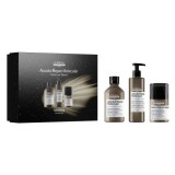 L’Oréal Professionnel Serie Expert Absolut Repair Molecular Trio Ajándékszett igénybevett hajra