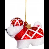 LAALU karácsonyi dísz - Kutyus - 6 cm (LAU-6008)