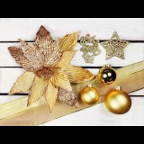 LAALU karácsonyi díszek - Arany ragyogás II készlet, 240 - 270 cm fákhoz (LAU-2205-OR)