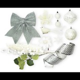 LAALU karácsonyi díszek - Fehér dallamok készlet, max. 100 cm fákhoz (LAU-2404-OZM)