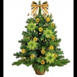 LAALU LED fényekkel díszített karácsonyfa - Mágikus este, 41 dísz, 60 cm (LAU-2222-OZM-60V)