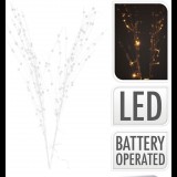 LAALU LED virág karácsonyi, fehér, 76 cm (LAU-6042)