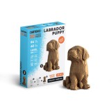 Labrador kiskutya 3D festhető karton puzzle (Cartonic)