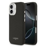 Lacoste PU Leather Champs Elysees MagSafe tok iPhone 17 készülékhez fekete
