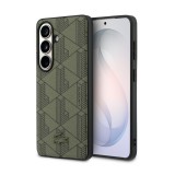 Lacoste PVC Blend Monogram Magnetic Samsung Galaxy S26 hátlap tok, MagSafe, khaki