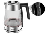 Lafe LAFCZA45187, 1.8 L, 2200 W, Üveg, Inox-Átlátszó-Fekete, Vízforraló