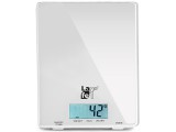 LaFe WKS001, LCD kijelző, max. 5kg, Digitális, Üveg, Fehér, Konyhai mérleg