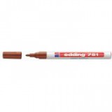 Lakkmarker, 1-2 mm, EDDING "751", barna