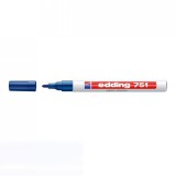 Lakkmarker 1-2mm, kerek Edding 751 kék