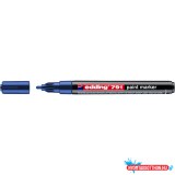 Lakkmarker 1-2mm, kerek Edding 791 kék