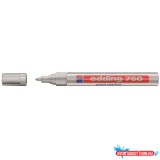 Lakkmarker 2-4mm, kerek Edding 750 ezüst