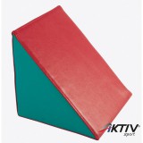 Lakkozott műbőr szivacs Amaya háromszög 25x25x25cm