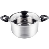 Lamart LTB2011 Leger 3.6L/20cm Lábas üveg fedővel - Inox (LTB2011)