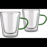 Lamart Thermo pohár LT9118 VASO Set Tea 300 ml 2 db - zöld ( LT9118 SET 2 TEA ZELENÝ 300M VASO LAMAR)