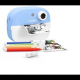 LAMAX InstaKid2 Play - blue hőpapíros kék gyerek fényképezőgép (8596687002403)