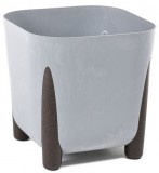 Lamela Frida szögletes műanyag virágtartó betéttel 29 cm