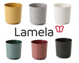 Lamela Gama műanyag virágtartó textil bevonattal, 19 cm