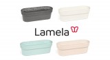 Lamela Rosa műanyag balkonláda csipke mintával többféle színben, 50 cm