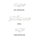 Lamelio VERSAL White balos végzáró