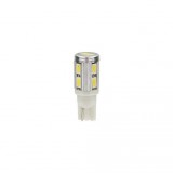 Lampa 10-30V T10 (W5W) 10 SMD LED, fehér színű - párban