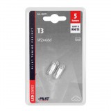 Lampa 12V T3 1 SMD, fehér színű, - párban