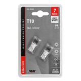 Lampa 24V T10, (W5W) 1 LED dióda, fehér színű, - párban