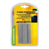 Lampa 3M Scotchlite fényvisszaverő rúd kerékpár küllőre - 10db