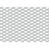 Lampa alu hűtőrács - rombusz mintás - matt ezüst - 120x20cm